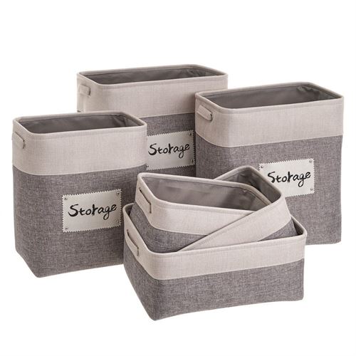 800230 CONJUNTO CESTOS 6PÇS POLIESTER EVA