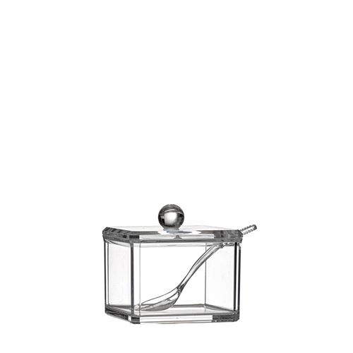 54388 AÇUCAREIRO C/COLHER ACRÍLICO C 9,50 L 9,50 A 9,50