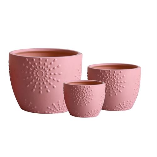 66342 SET 3 VASOS CERAMICA