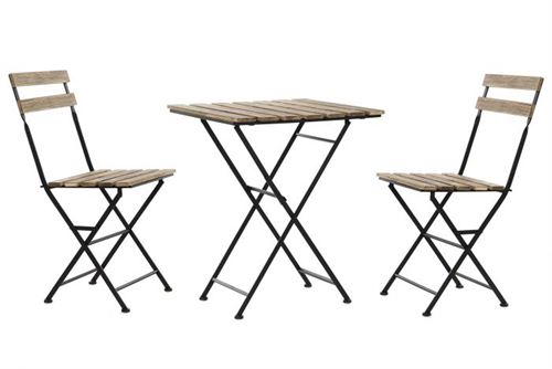 MB-177413 MESA SET 3 METAL PINHEIRO 60X60X74 DOBRÁVEL