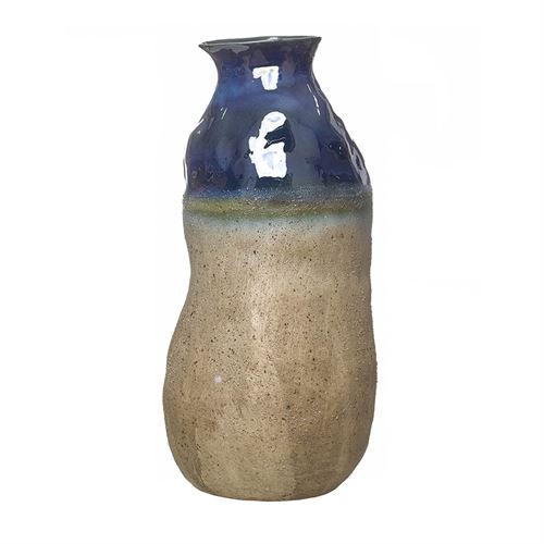 27752 JARRÃO CERÂMICA AZUL/BEGE 69X34CM