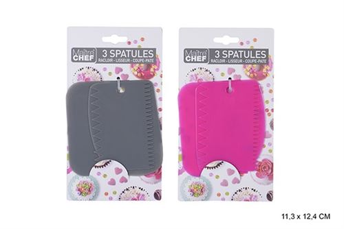 SPATGA001 ST 3 ESPATULAS POLIPROPILENO