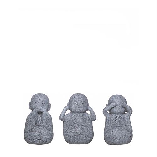 77695 SET 3 MONGES POLIRESINA