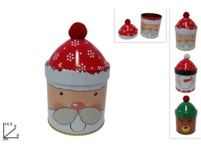 243122 LATAS DE NATAL 3 SORTIDOS