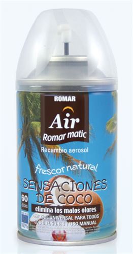 4600 ROMAR AMB.RECARGA AUT.SENSAC. COCO 250ML
