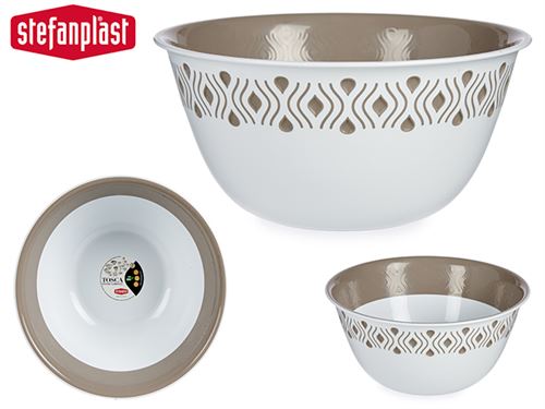 74605 TIGELA PLASTICO BEJE 29CM TOSCA