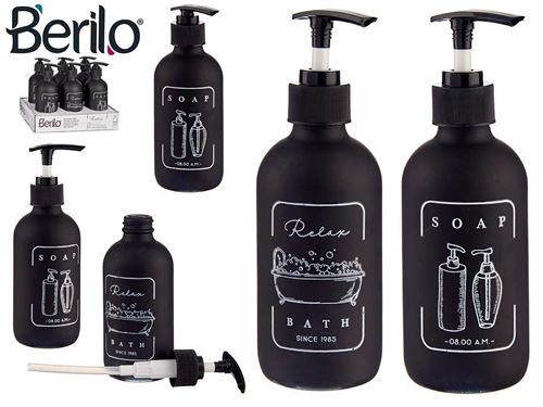 89449 DOSEADOR VDR PRETO 250ML RELAX