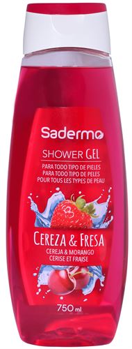 SADERMO GEL BANHO CEREJA_amp_MORANGO 750ML