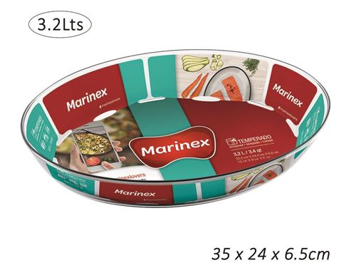 6662,010 ASSADEIRA OVAL 3,2L 35,2X24,4X6,6CM