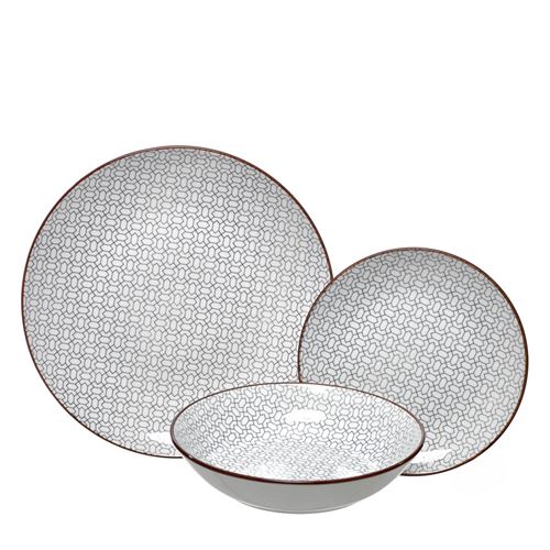 24264 SERVIÇO 18PÇS CERAMICA