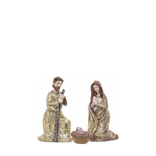 81102 PRESEPIO 3PÇAS POLIRESINA 20CM