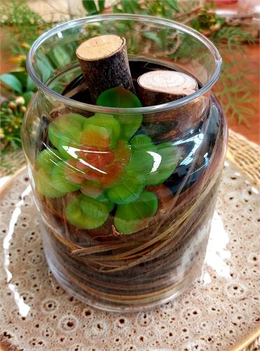 57894 JARRA VIDRO CATO ARTIFICIAL