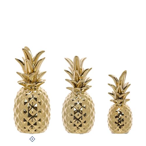 27071 ANANAS CERAMICA DECORATIVO