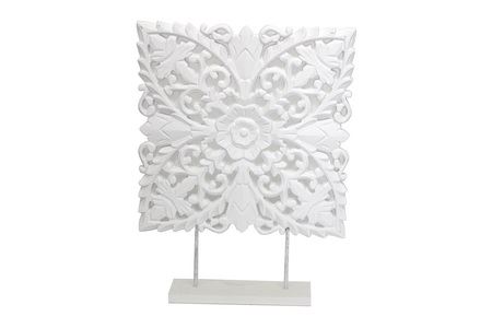 20621790 DECORAÇÃO BRANCO MDF 52,5X41X7,5