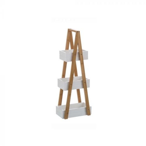 ESTANTE 3PRT BAMBU E NDF 18,5X30X81CM