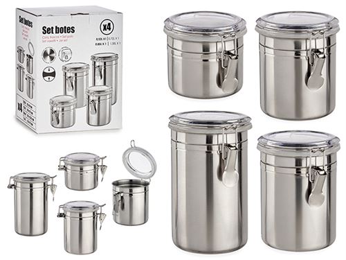 68856 SET 4 POTES HERMETICOS