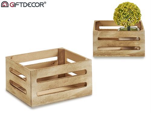 81839 CAIXA MDF NAT QUEIMADO 16X10,5X8,5