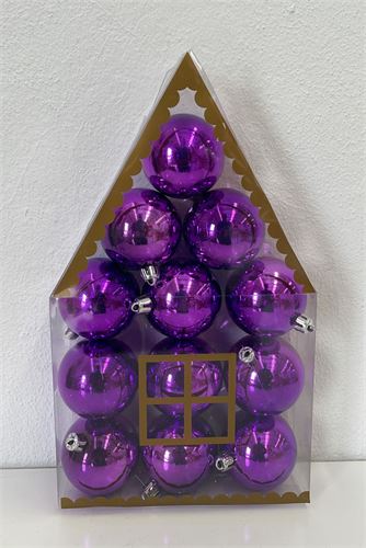 PL-65636 CJ-12 BOLA P/ARVORE NATAL LILAS