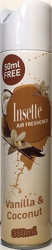 INSETTE AMBIENTADOR SPRAY VANILA/COCONUT 350ML