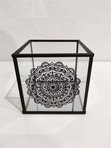 124617 PORTA VELAS VIDRO