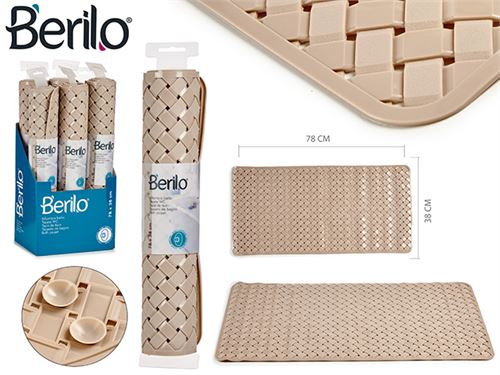 68340 TAPETE WC PVC TRANÇADO 78X38CM