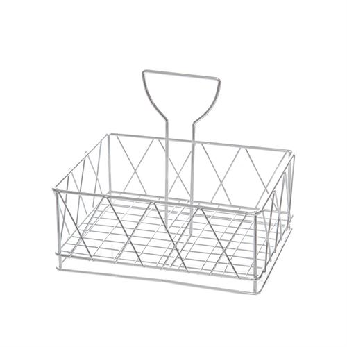 52452 CESTO METAL CROMADO COM PEGA 22X17X9CM