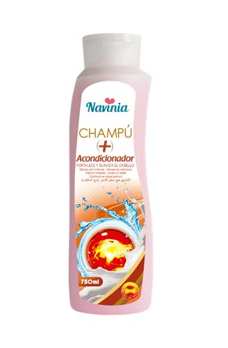 NAVINIA SHAMPOO C/AMACIADOR 750ML