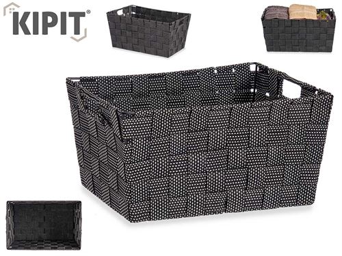 79806 CESTO POLIESTER PRETO