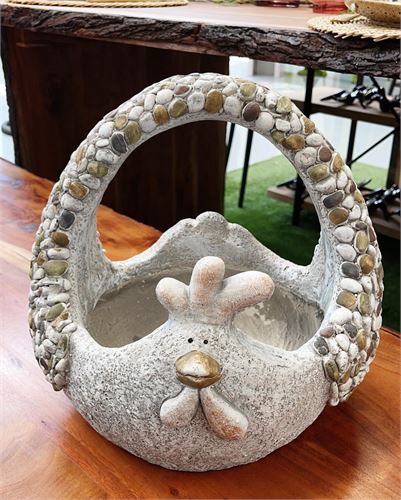 66701 VASO CERAMICA GALINHA