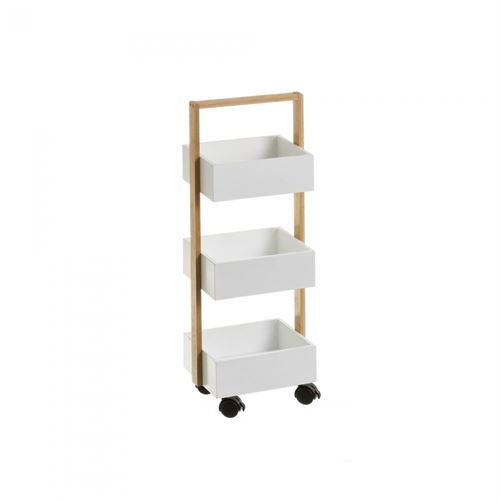 125802 CARRINHO BAMBU MDF