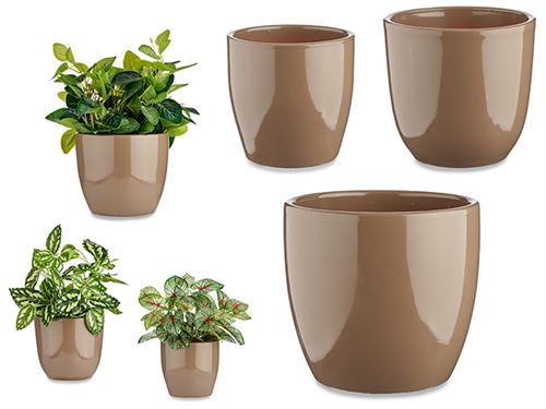 34902 C/3 VASOS CERAMICA