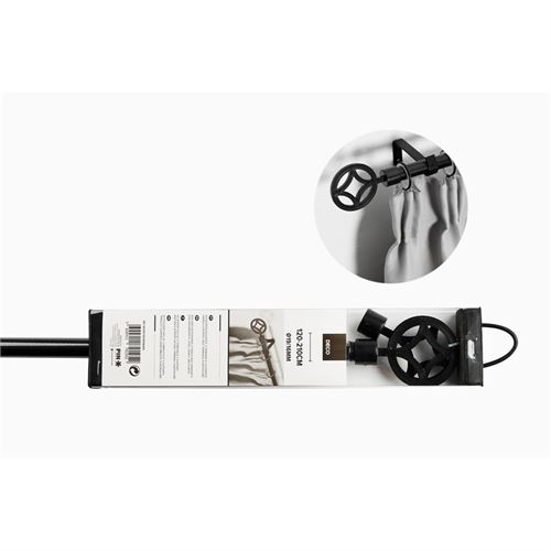 P13279195 VARAO CORTINADO 120-210CM PRETO