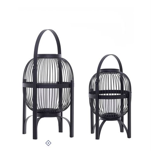 94094 LANTERNA METAL 26,5X26,5X41CM