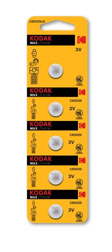 KODAK PILHA ULTRA CR2025 BLISTER 5  TX.ECOV
