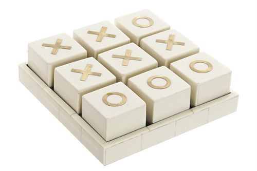 JM-185791 JOGO MESA GALO 21X21X6CM OSSO