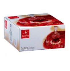 SERVIÇO LICOR VIDRO 6 COPOS 8,5CL GARRAFA 78 CL DEDALO LUXHEM