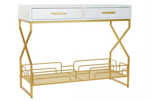 MB-183494 CONSOLA MDF/MTL 100X38X80 BRANCO