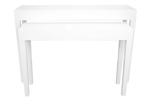 MESAS SET2 120X80 100X68 MDF BRANCAS