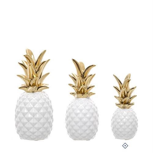 27070 ANANAS CERAMICA DECORATIVO