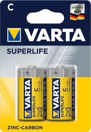 VARTA PILHA SUPERLIFE C PK-2 2014 TX.ECOV