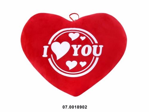 07.0018902 PELUCHE CORACAO VERM. I LOVE YOU