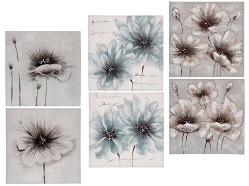 TELA FLOWER 60X60CM 6 SORT