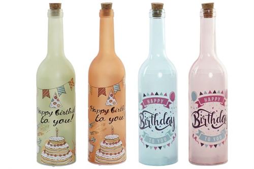 LA-166084 GARRAFA VIDRO LED