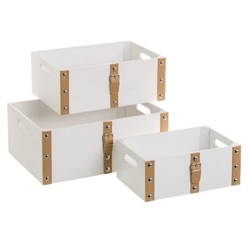 135821 CONJUNTO CAIXAS 3PÇS MDF