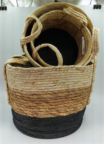 CESTOS FIBRA NAT 33X26CM