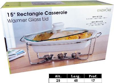 1217H CAÇAROLA CERAMICA C/SUPORTE MTL