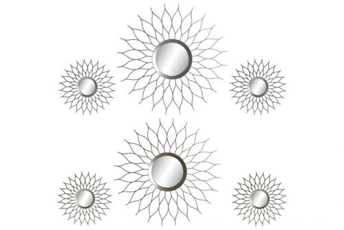 ES-184774 ESPELHO SET 3 PP 50X2X50 50CM 2 MOD.