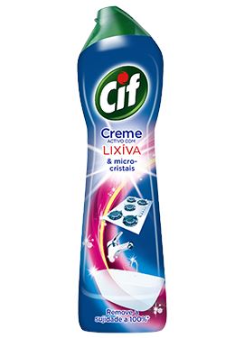 CIF CREME ACTIVO  C/LIXIVIA  _amp_MICRO CRISTAIS 500ML