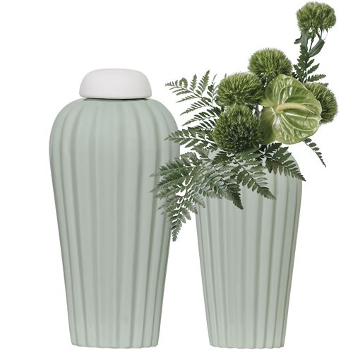 JARRA DAZIO VERDE MENTA 28CM