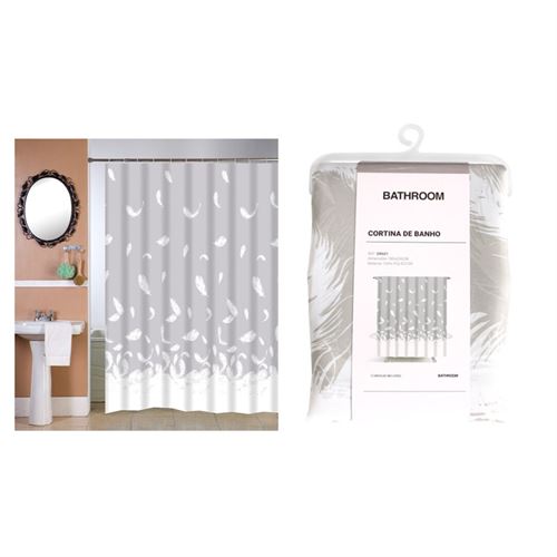 P091683966 CORTINA BANHO DR601-DRY30001-N 180X200CM